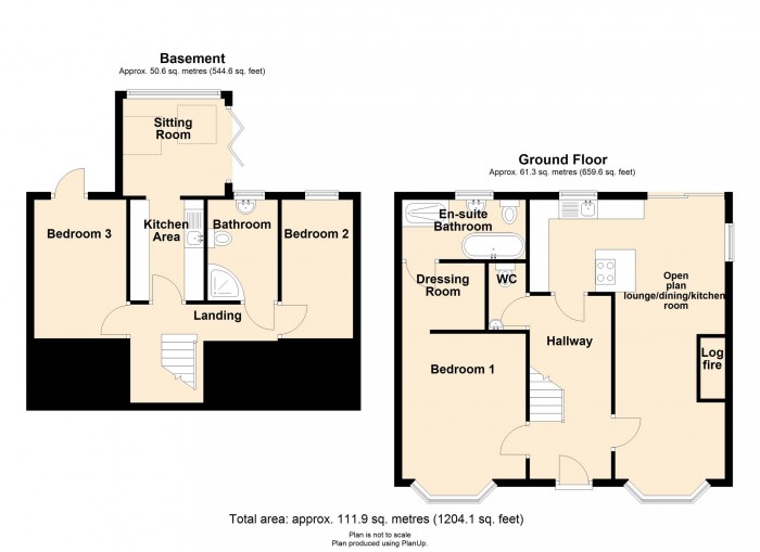 Floorplan for Taff Vale Estate, Edwardsville, Treharris, CF46 5NJ