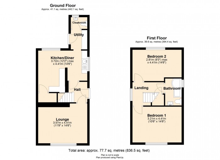 Floorplan for Lyndale, Main Road, Church Village, Pontypridd, South Glamorgan