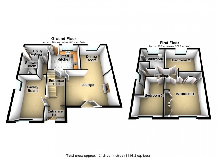 Floorplan for Cwm Glo House, Cwm Glo Road, Merthyr Tydfil