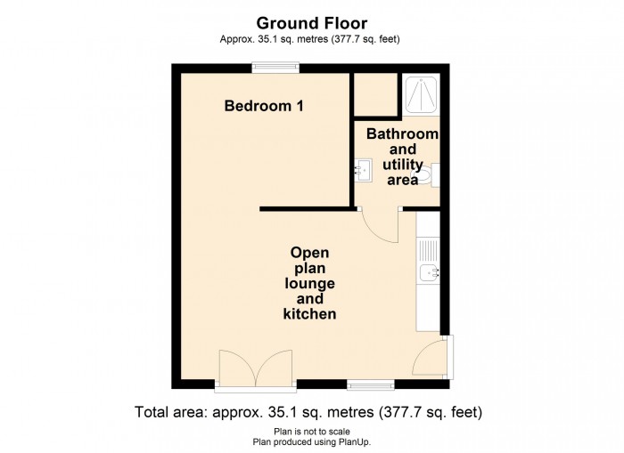 Floorplan for Clos Cwm Golau, Merthyr Tydfil, CF47 0JA