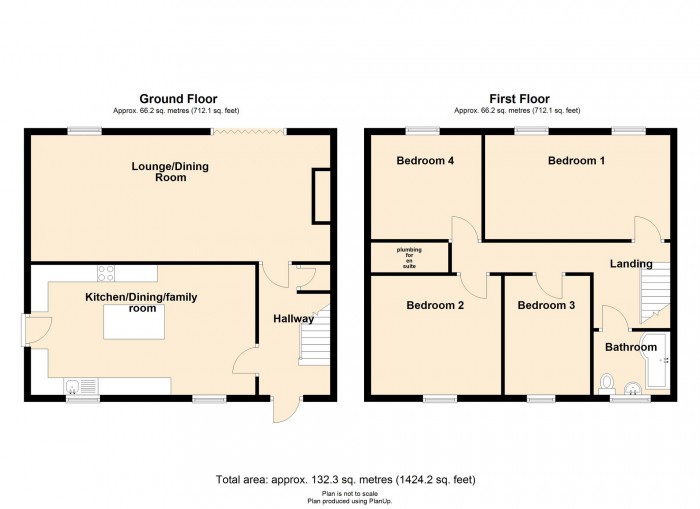 Floorplan for Penydarren Park, Merthyr Tydfil, CF47 8YW