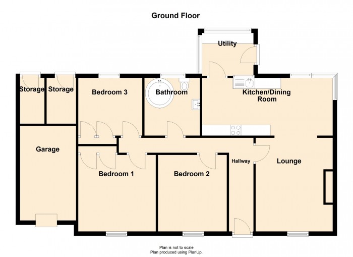 Floorplan for Magor 1 Highland Close, Merthyr Tydfil, CF47 0RD