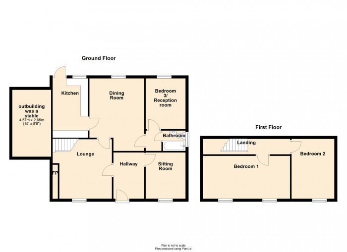 Floorplan for Heolgerrig Road, Merthyr Tydfil, CF48 1SB