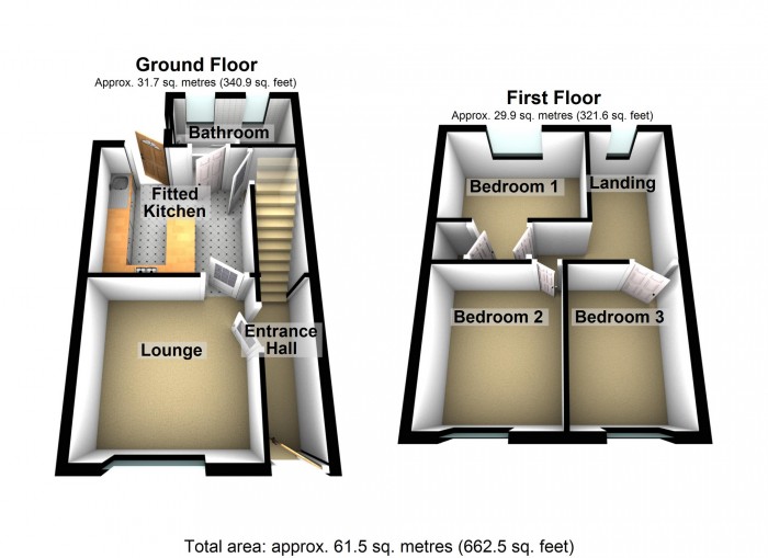 Floorplan for Windsor Place, Merthyr Vale, Merthyr Tydfil