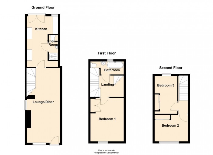 Floorplan for Brecon Cottage, Main Road, Tonteg, Pontypridd