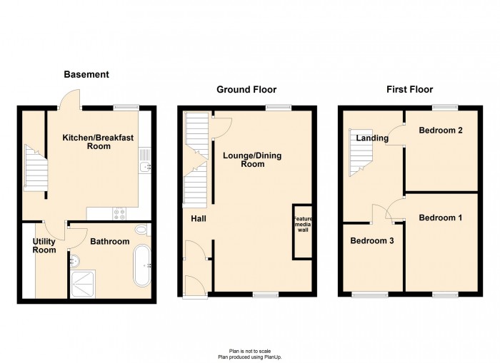 Floorplan for Dan-y-Parc, Merthyr Tydfil, CF47 0AX