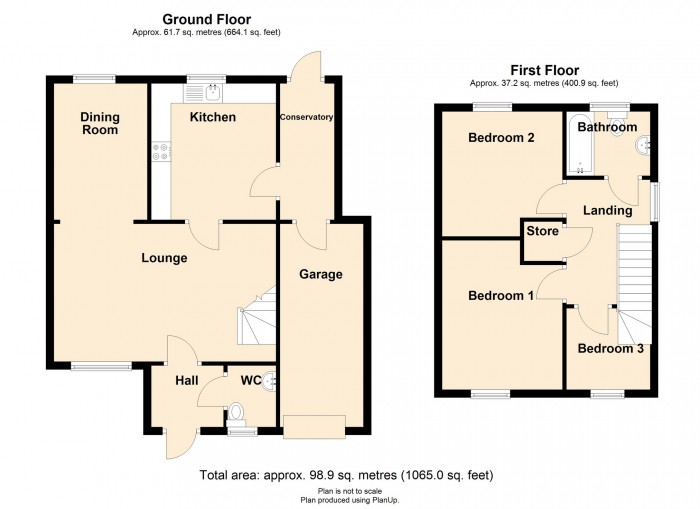 Floorplan for Sweet Water Park, Trefechan, Merthyr Tydfil, CF48 2LF