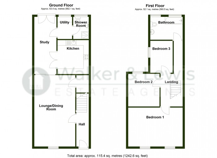 Floorplan for Cromwell Street, Merthyr Tydfil, CF47 8RY
