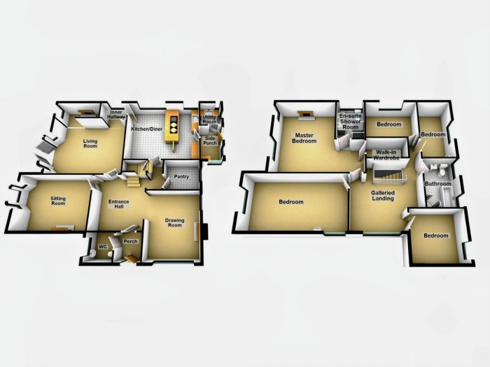 Floorplan for Llansoy, Pontsarn, Merthyr Tydfil
