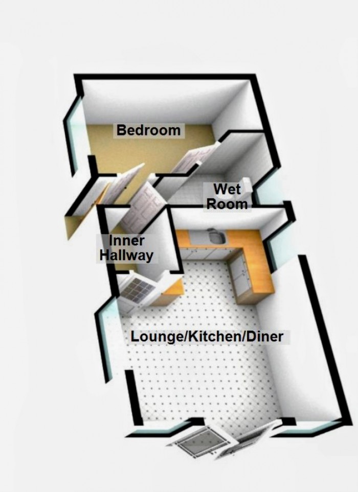 Floorplan for Llansoy, Pontsarn, Merthyr Tydfil