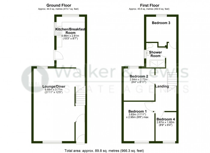 Floorplan for Robert Street, Ynysybwl, Pontypridd