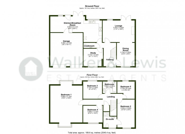 Floorplan for Parc Nant Celyn, Efail Isaf, Pontypridd