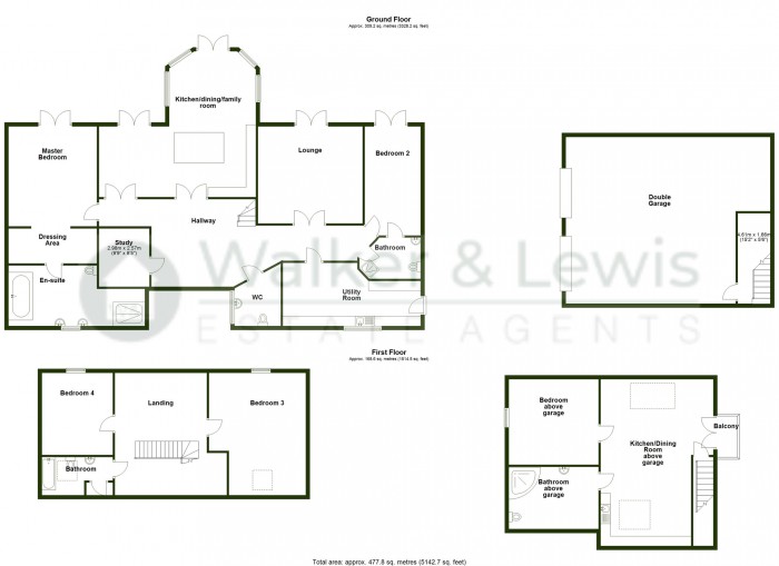 Floorplan for Branch Bungalow, Incline Top, Merthyr Tydfil, CF47 0TJ