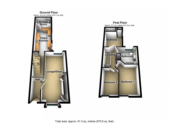 Floorplan for The Walk, Merthyr Tydfil