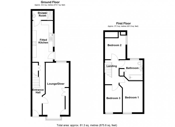 Floorplan for The Walk, Merthyr Tydfil