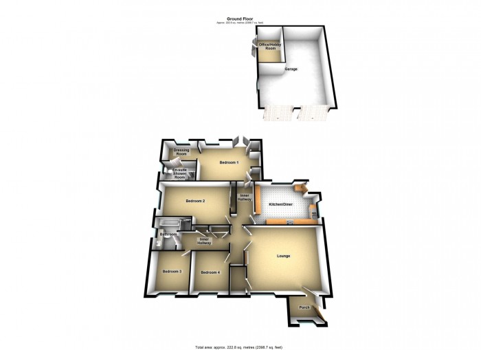 Floorplan for Bethel, Crown Hill, Llantwit Fardre, Pontypridd
