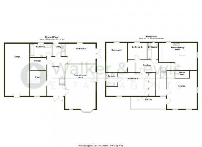 Floorplan for Springfield Rise, Treharris, CF46 5RD