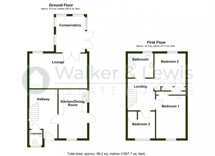 Floorplan for Barrack Row, Dowlais, Merthyr Tydfil, CF48 3NF