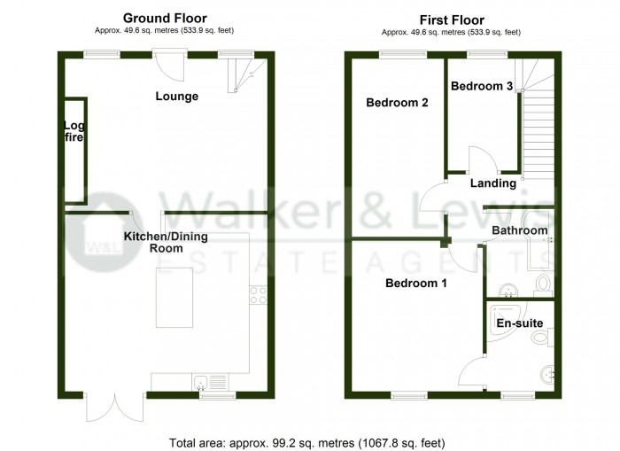 Floorplan for Lower Vaynor Road, Cefn Coed, Merthyr Tydfil, CF48 2LY