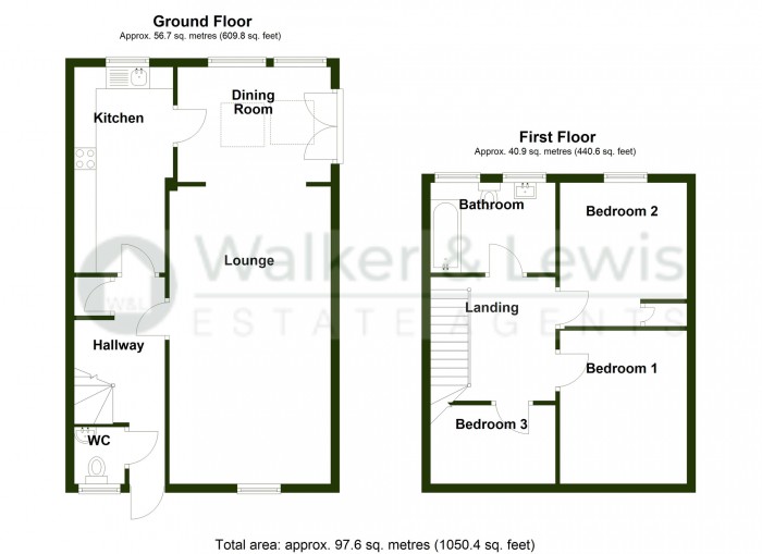 Floorplan for Garden City, Merthyr Tydfil, CF47 9YU