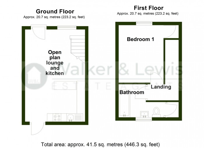 Floorplan for The Grawen, Merthyr Tydfil, CF47 8NR