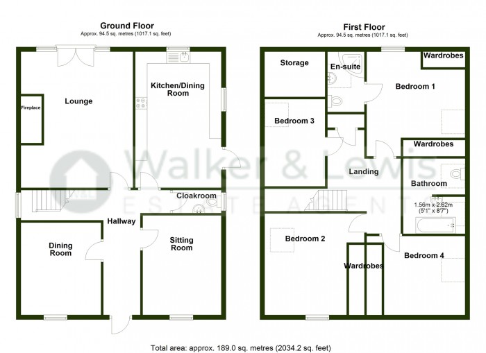 Floorplan for Gwaunfarren Close, Merthyr Tydfil, CF47 9AX