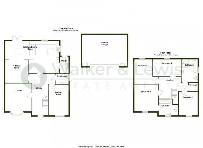 Floorplan for The Ferns, Quakers Yard, Treharris, CF46 5LQ