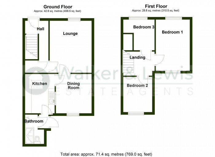 Floorplan for Overton Street, Dowlais, Merthyr Tydfil, CF48 3AT