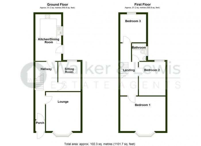 Floorplan for Holland Street, Ebbw Vale, Blaenau Gwent, NP23 6HY