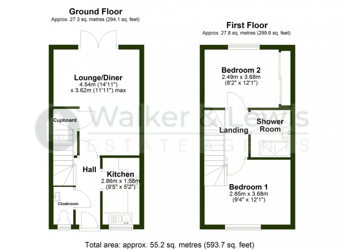 Floorplan for Dyffryn Y Coed, Church Village, Pontypridd