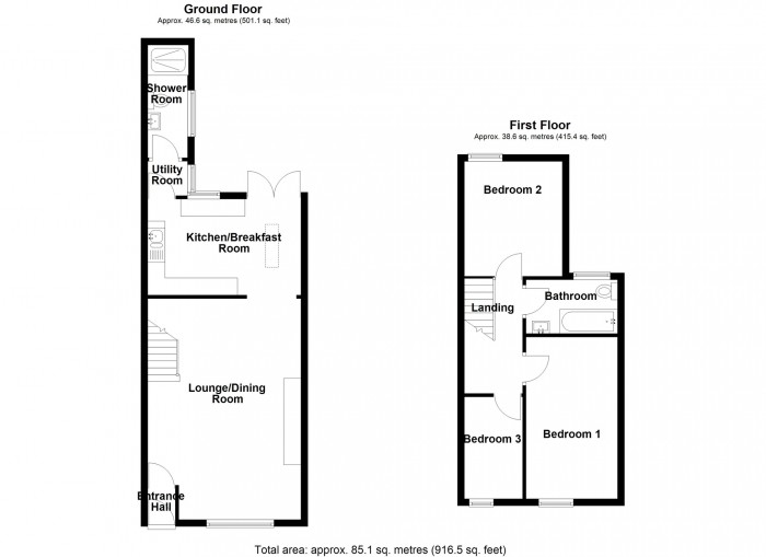 Floorplan for Brynmorlais Street,