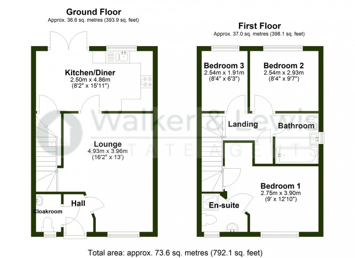 Floorplan for Gwern Gwynfael, Capel Llanilltern, Cardiff, Cardiff