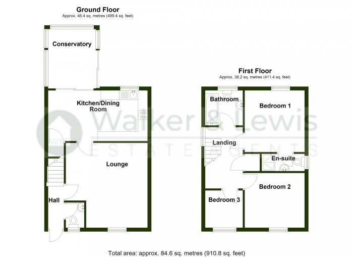 Floorplan for Incline Top, Merthyr Tydfil, CF47 0GB