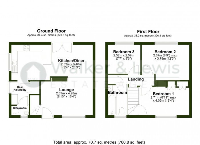 Floorplan for Heol Nant, Church Village, Pontypridd, Rhondda Cynon Taf