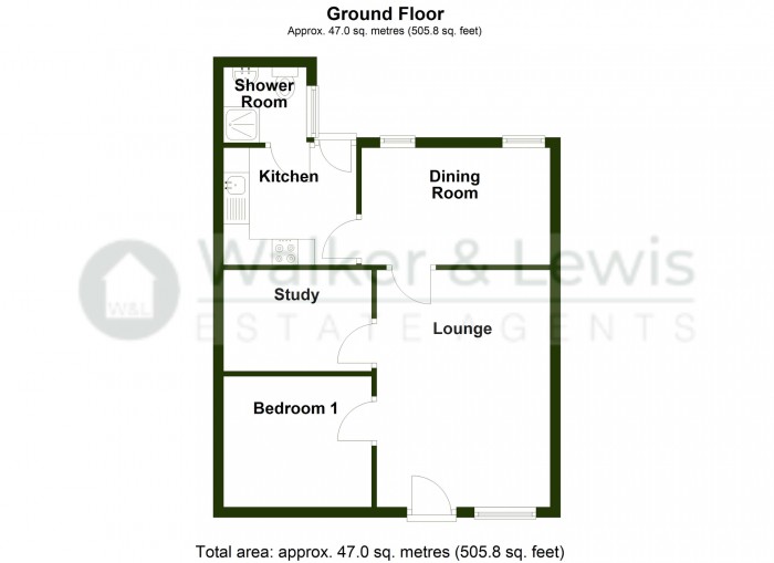 Floorplan for Powell Street, Bedlinog, Treharris, CF46 6RL