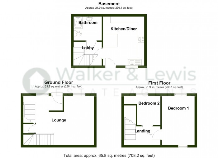 Floorplan for High Street, Cefn Coed, Merthyr Tydfil, CF48 2PH